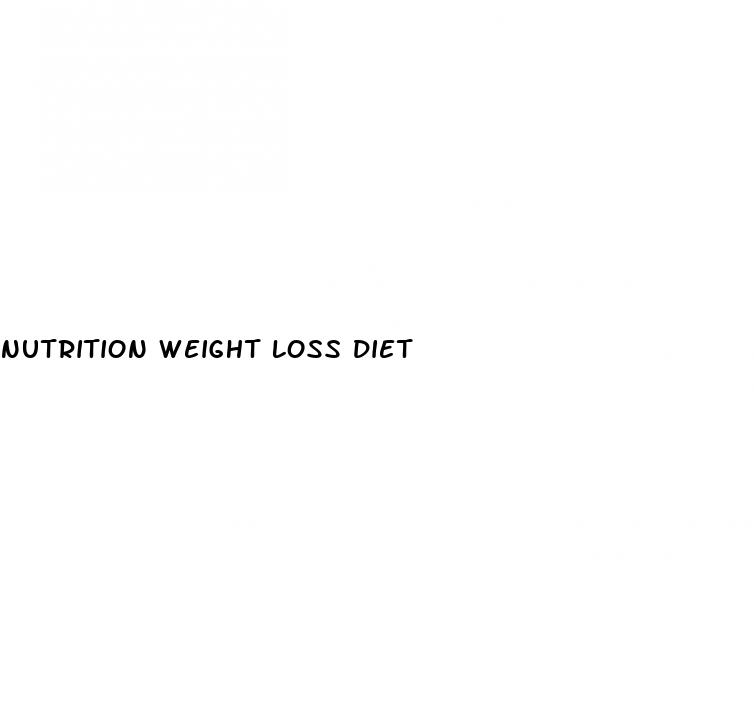 nutrition weight loss diet
