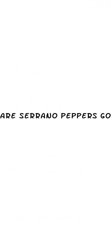 are serrano peppers good for weight loss