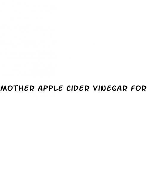 mother apple cider vinegar for weight loss