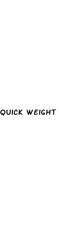 quick weight loss diet