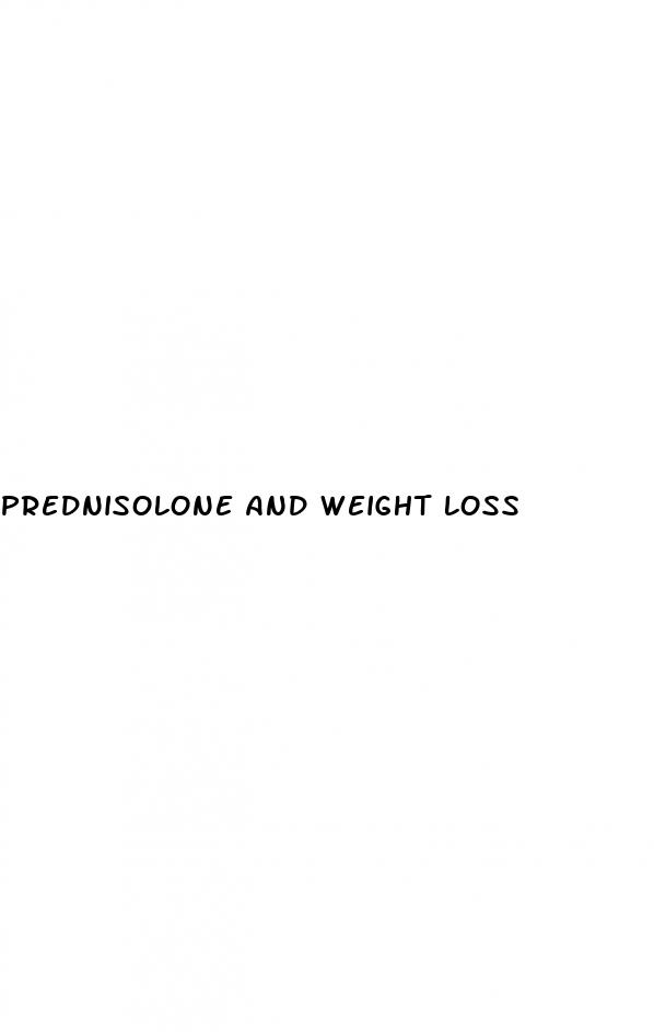 prednisolone and weight loss