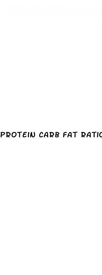 protein carb fat ratio for weight loss