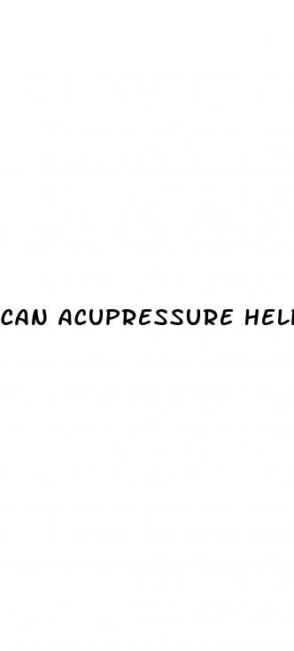 can acupressure help with weight loss
