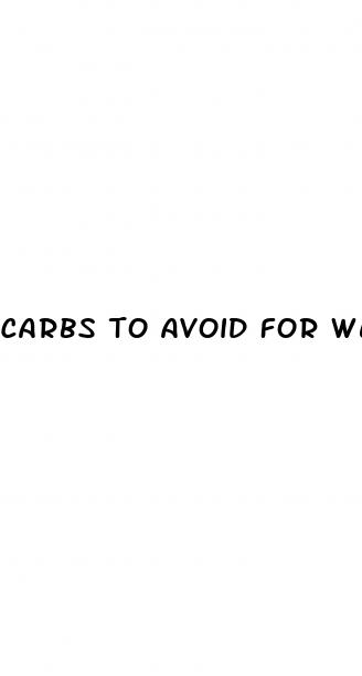 carbs to avoid for weight loss