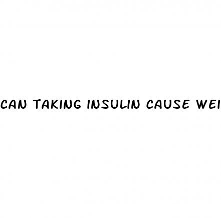 can taking insulin cause weight loss