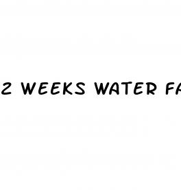 2 weeks water fast weight loss results