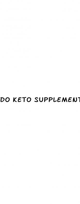 do keto supplements help with weight loss