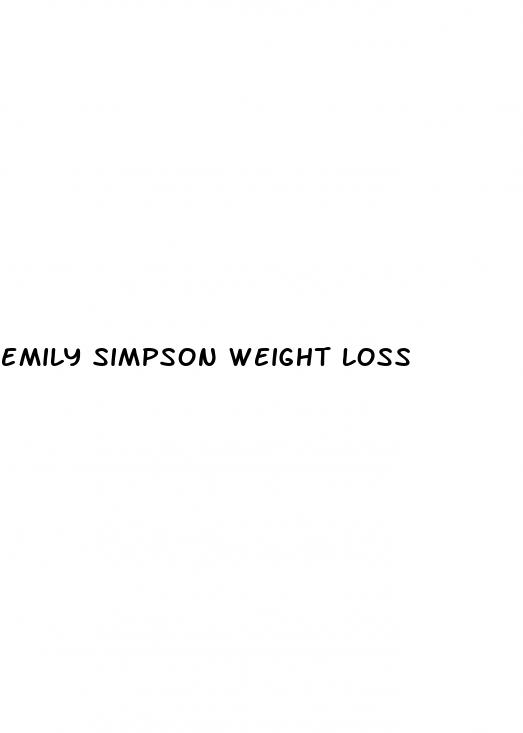 emily simpson weight loss