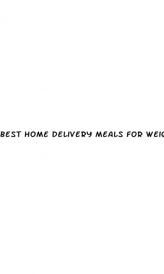 best home delivery meals for weight loss