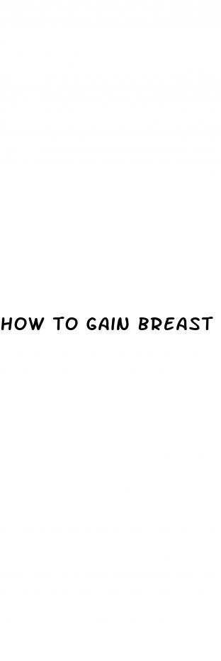 how to gain breast fat after weight loss