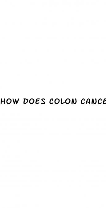 how does colon cancer cause weight loss