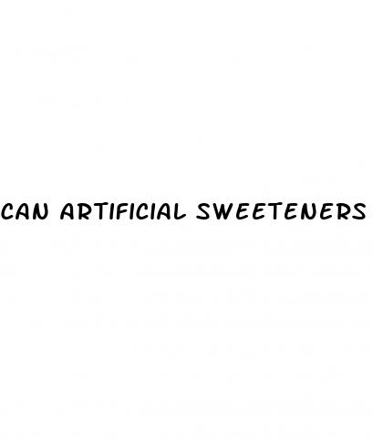 can artificial sweeteners stall weight loss