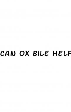 can ox bile help with weight loss