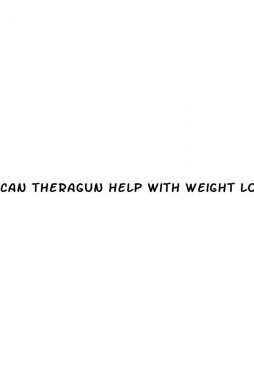 can theragun help with weight loss