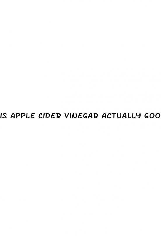 is apple cider vinegar actually good for weight loss