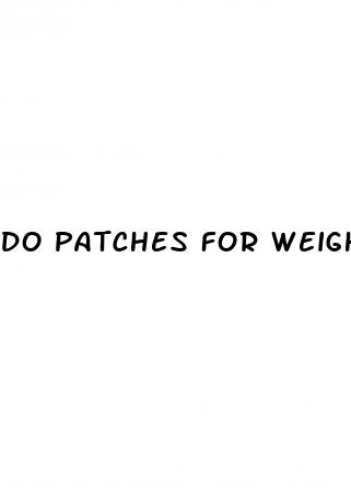 do patches for weight loss work