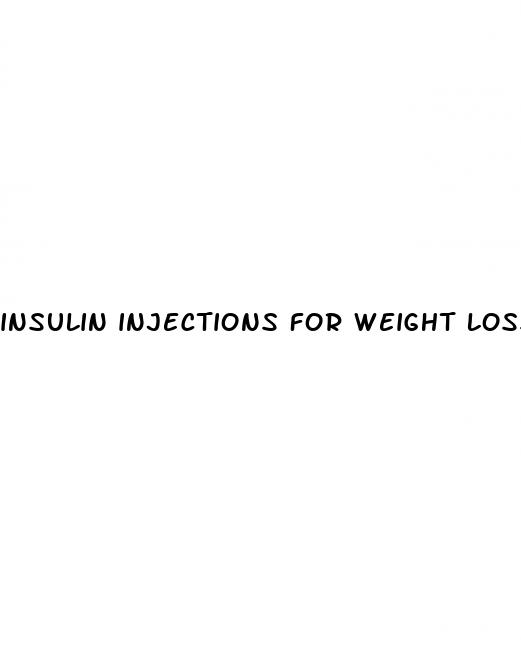 insulin injections for weight loss