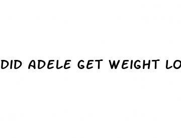 did adele get weight loss surgery