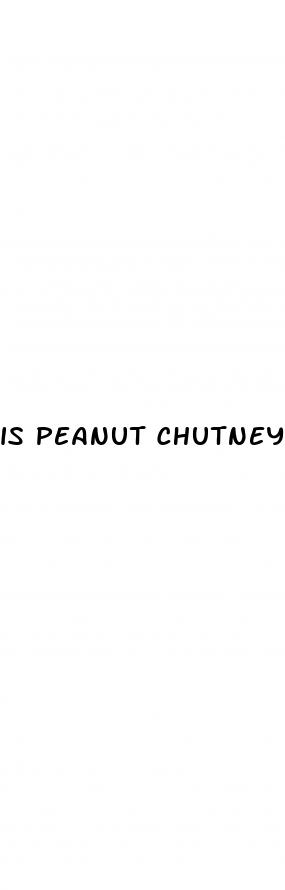 is peanut chutney good for weight loss