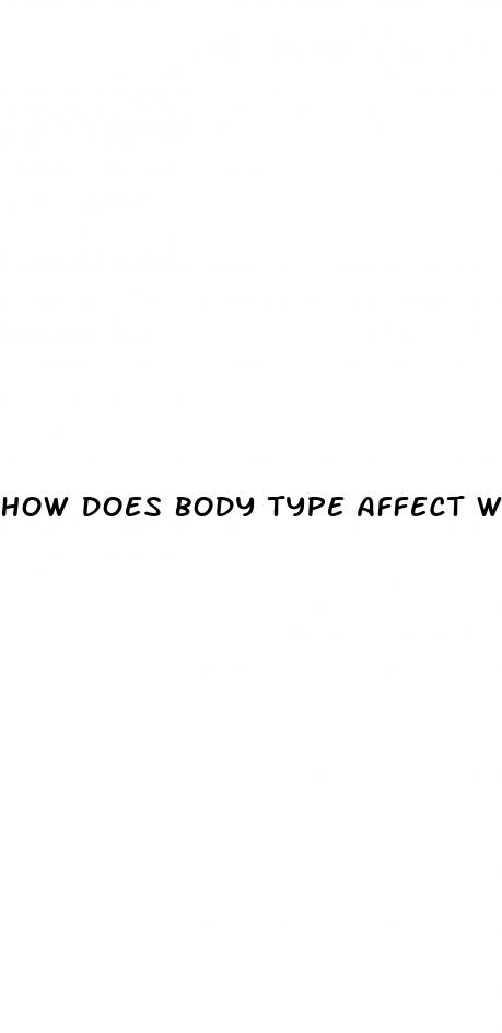 how does body type affect weight loss