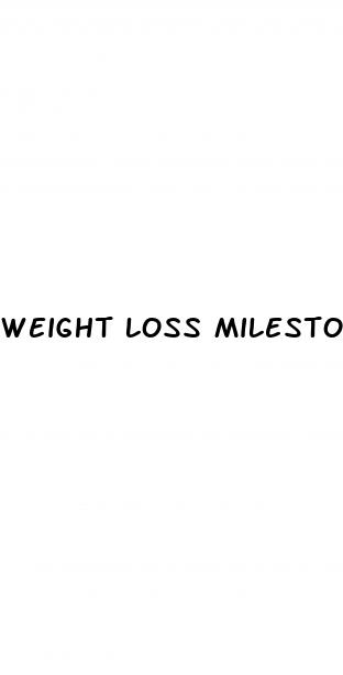 weight loss milestone rewards