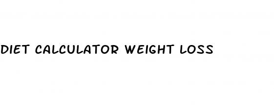 diet calculator weight loss