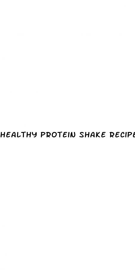 healthy protein shake recipes for weight loss