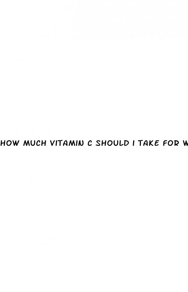 how much vitamin c should i take for weight loss