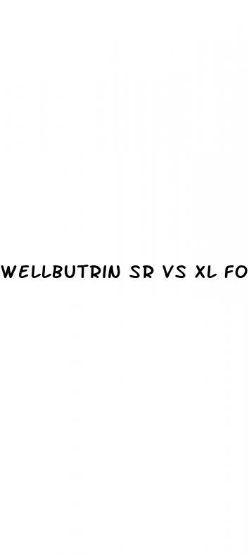 wellbutrin sr vs xl for weight loss