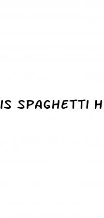 is spaghetti healthy for weight loss