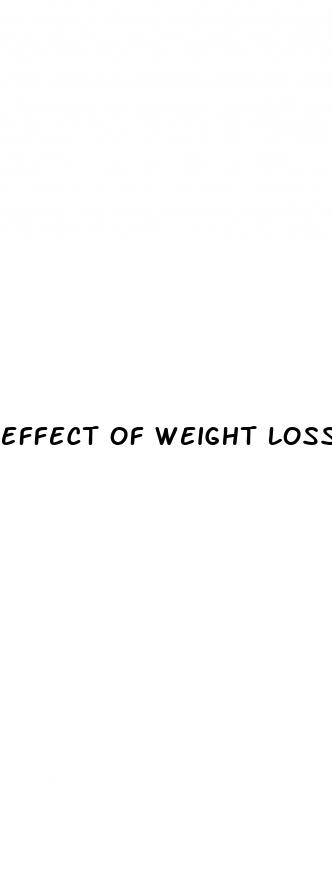 effect of weight loss on blood pressure