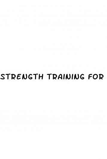 strength training for weight loss plan
