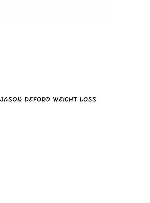 jason deford weight loss