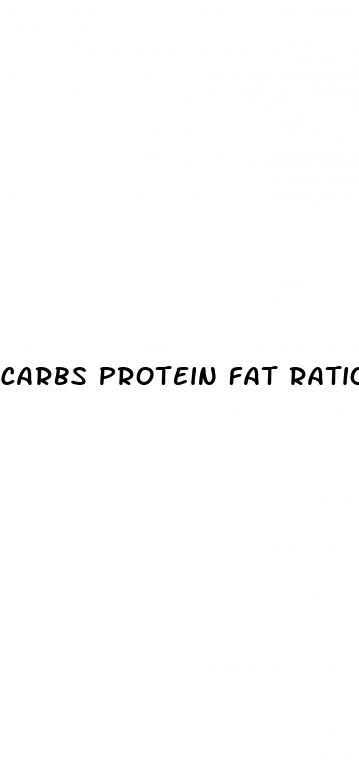carbs protein fat ratio for weight loss