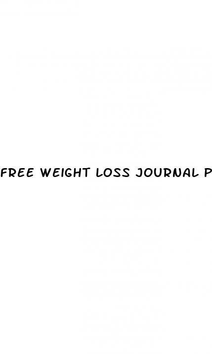 free weight loss journal printables