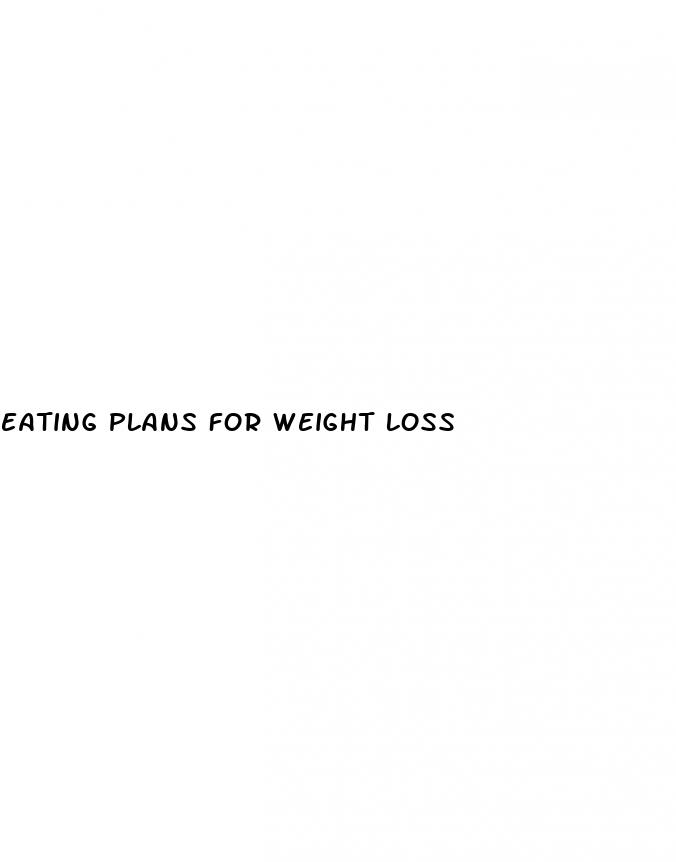 eating plans for weight loss