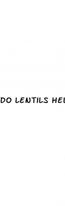 do lentils help with weight loss