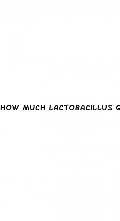 how much lactobacillus gasseri should i take for weight loss
