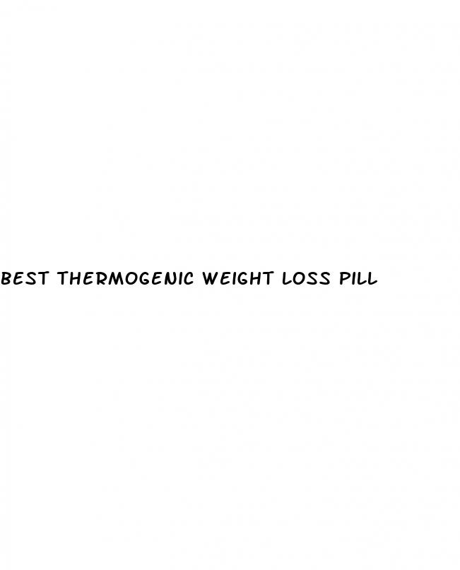 best thermogenic weight loss pill