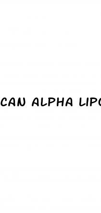 can alpha lipoic acid cause weight loss