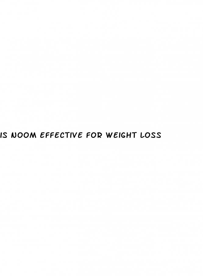 is noom effective for weight loss
