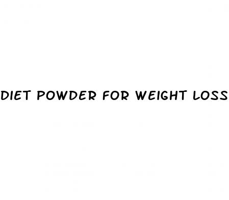 diet powder for weight loss
