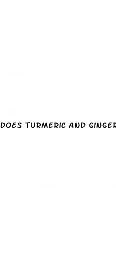 does turmeric and ginger help with weight loss
