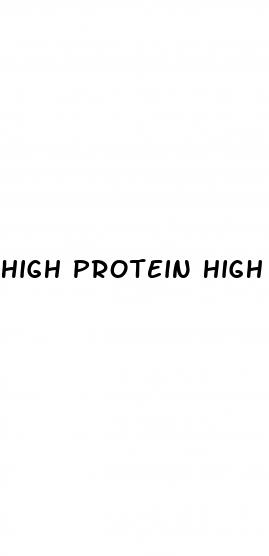 high protein high fiber diet for weight loss