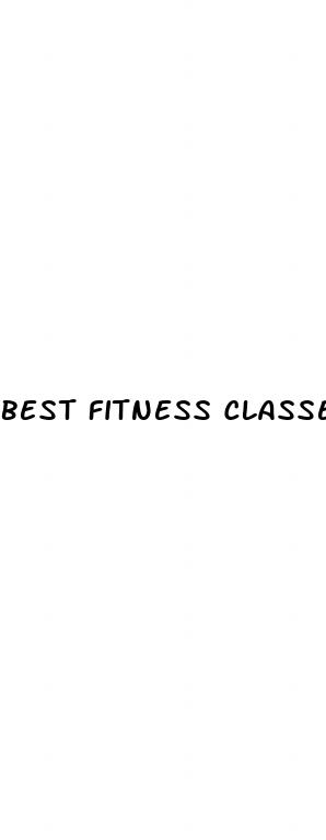 best fitness classes for weight loss