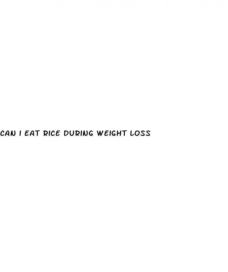 can i eat rice during weight loss