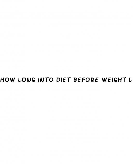 how long into diet before weight loss