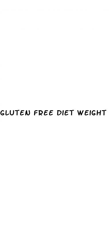 gluten free diet weight loss