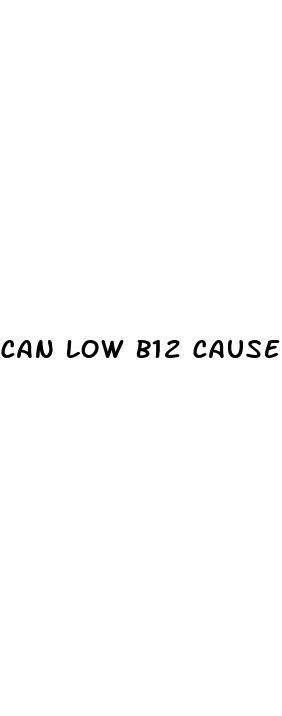 can low b12 cause weight loss
