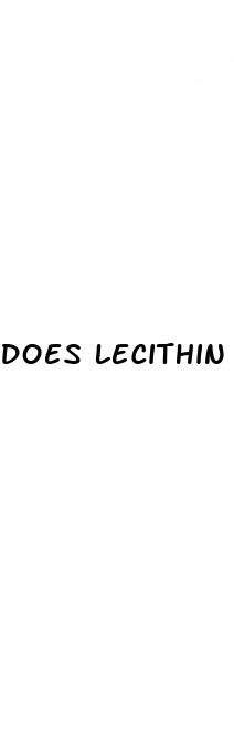does lecithin help with weight loss